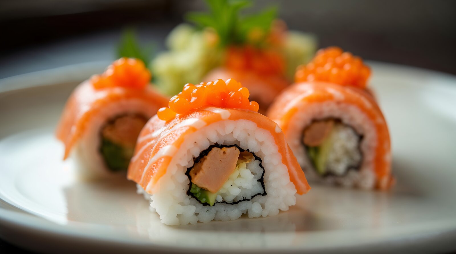 Sushi z mięsem kraba i kawiorem – przepis na wyjątkowy wieczór.