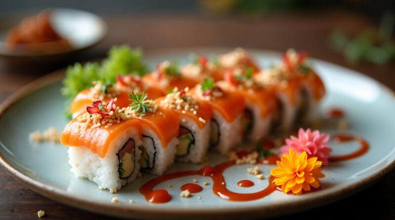 Jak ozdobić talerz sushi, żeby zachwycić gości?