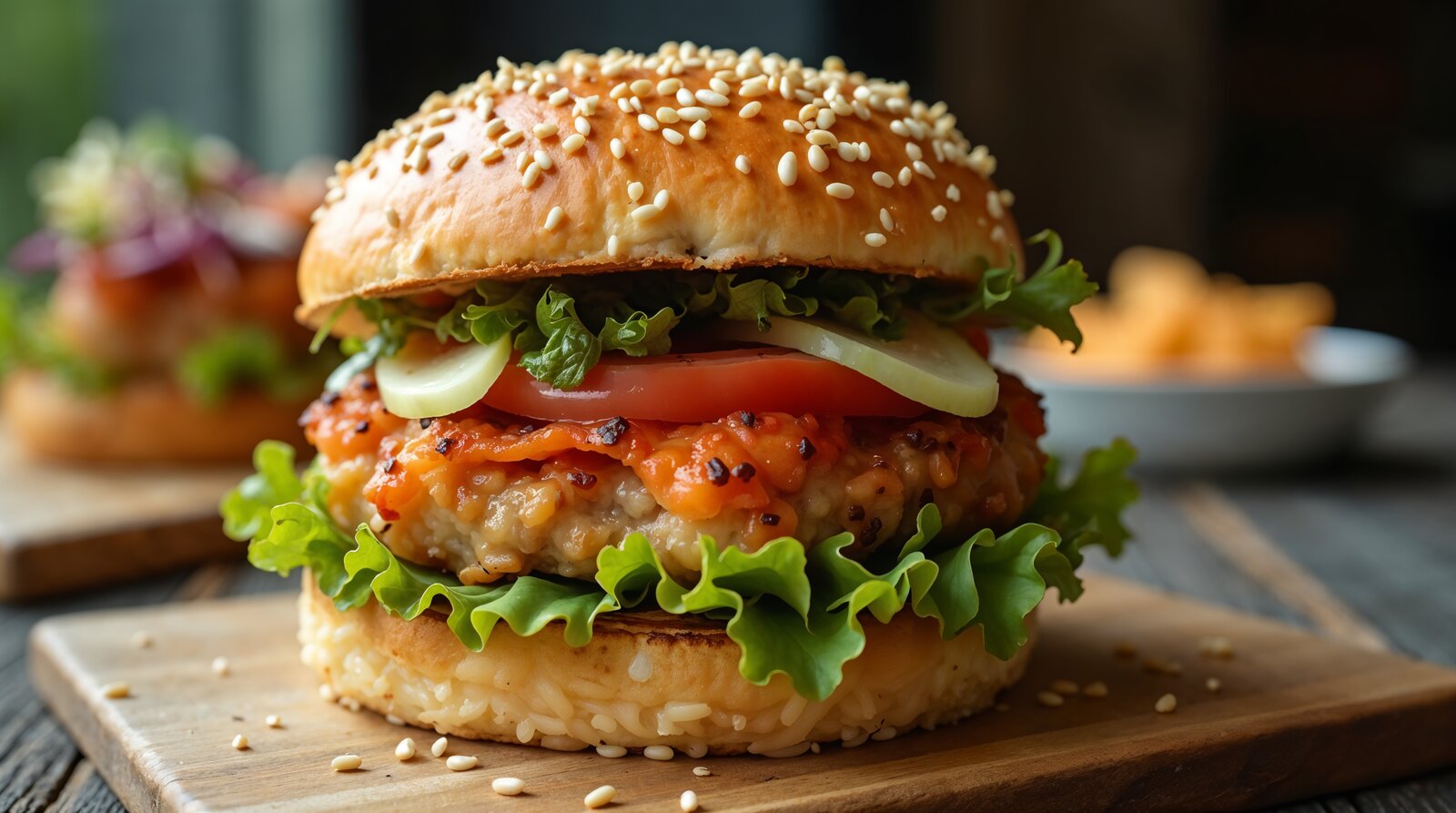 Sushi burger – alternatywa dla klasycznych rolek.