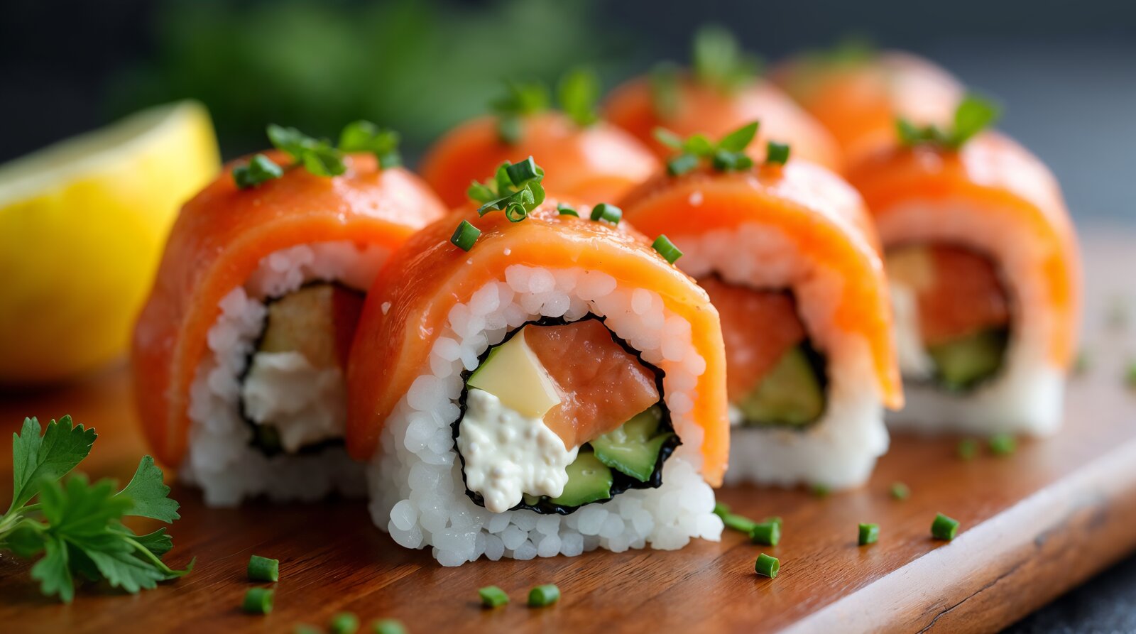 Jak zrobić sushi z wędzonym łososiem?