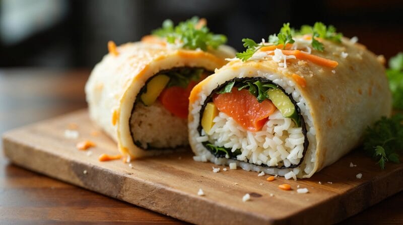 Sushi burrito - duże, sycące rolki w stylu fusion