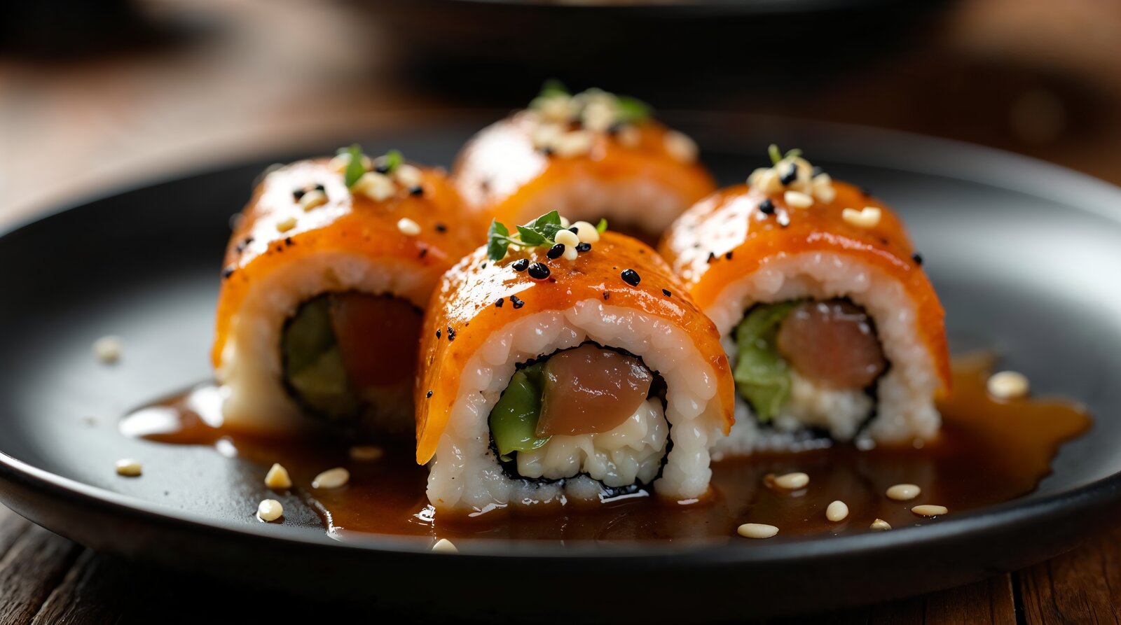 Rolka sushi z marynowanym węgorzem (Unagi)