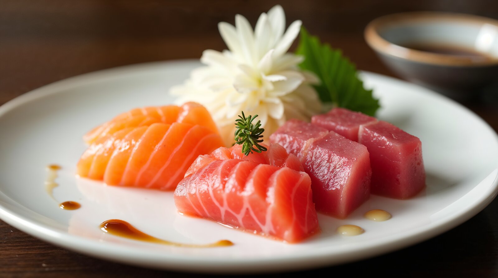 Sashimi z łososia i tuńczyka – prosty sposób na elegancką przekąskę.