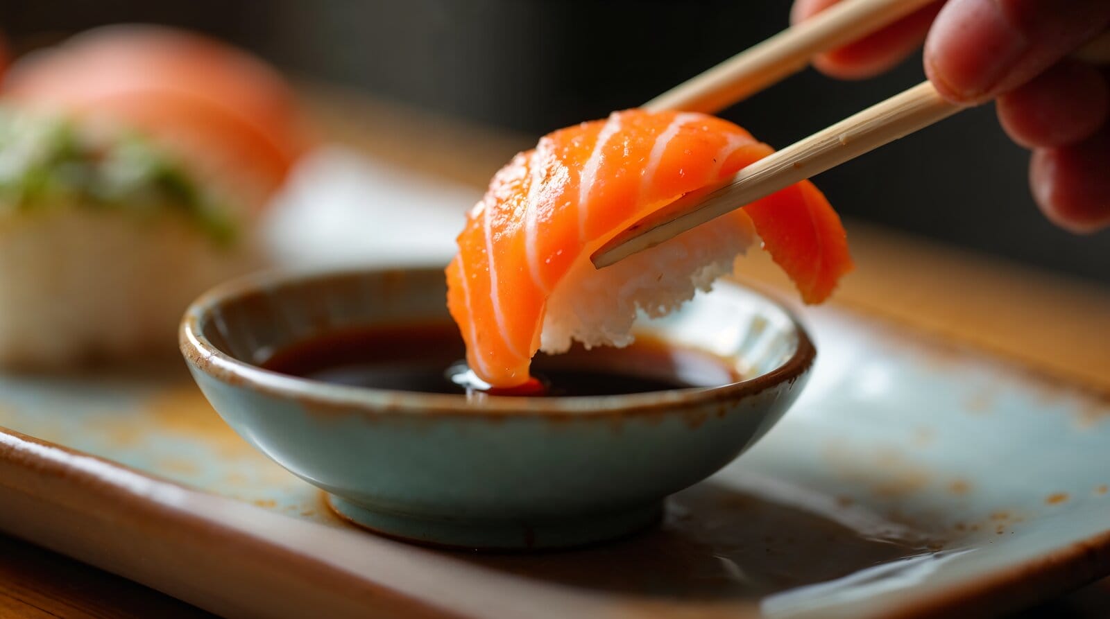Sushi i sos sojowy – ile i jak go używać, żeby nie przesadzić?