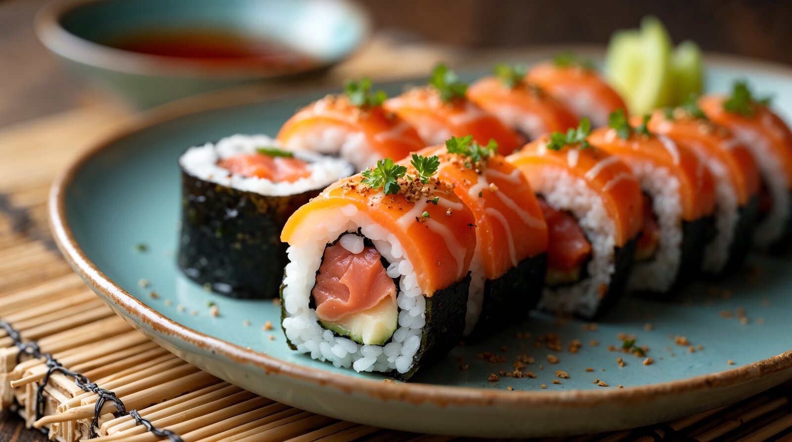 Jak zrobić tradycyjne sushi maki z łososiem?