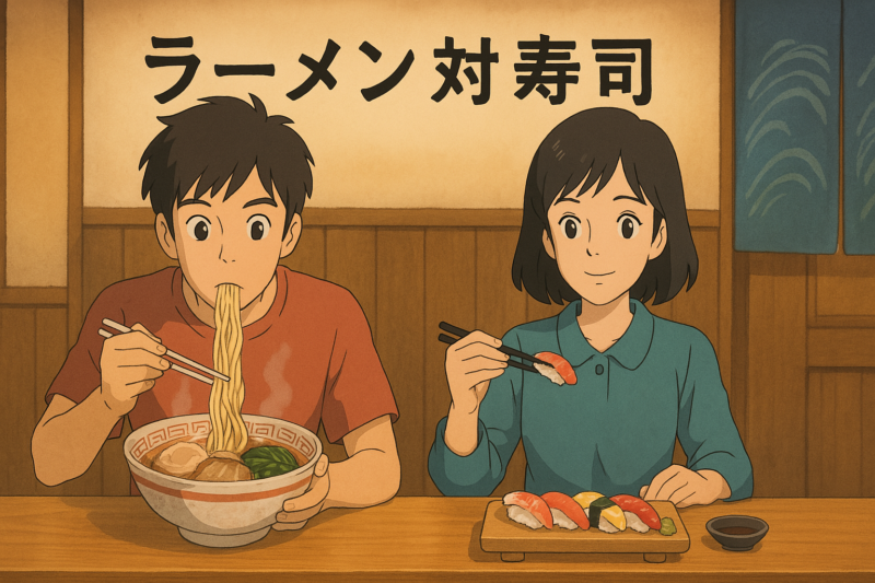 Ramen kontra sushi - które danie króluje w Japonii?