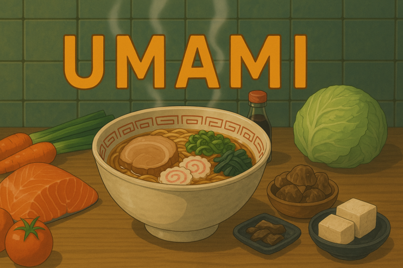 Umami - piąty smak, który definiuje japońską kuchnię.