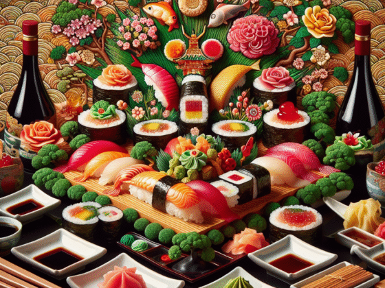 Sos sojowy, wasabi i imbir – ich rola w tradycyjnym serwowaniu sushi.