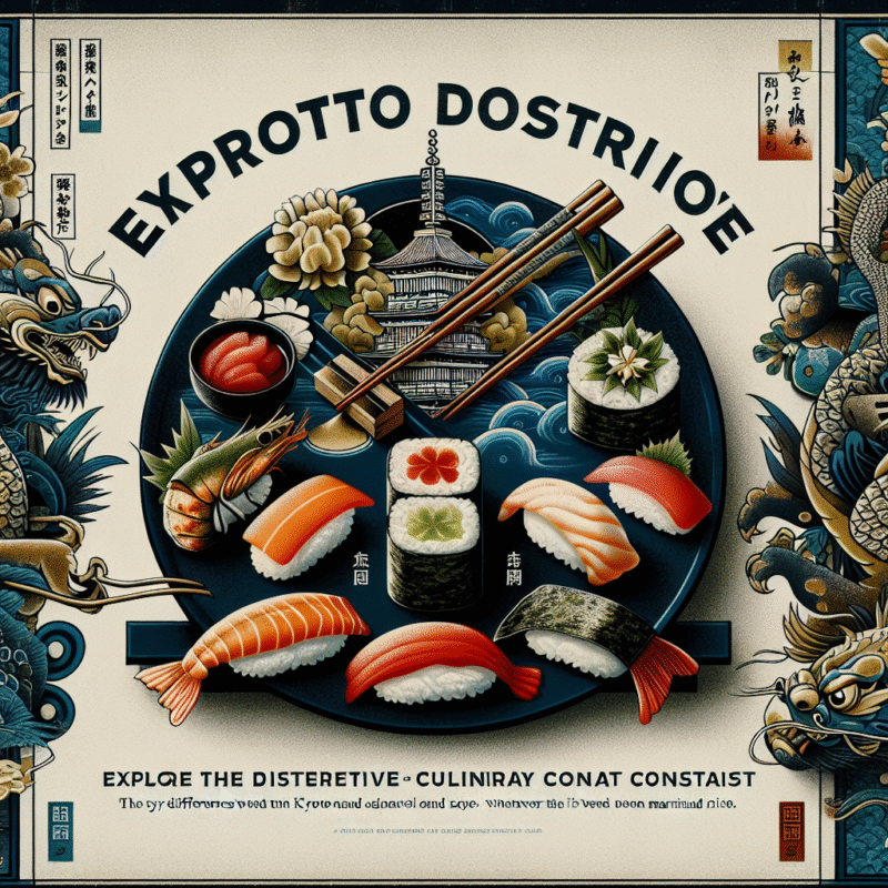 Sushi w Kioto - jak różni się od tokijskiego stylu Edo-mae?