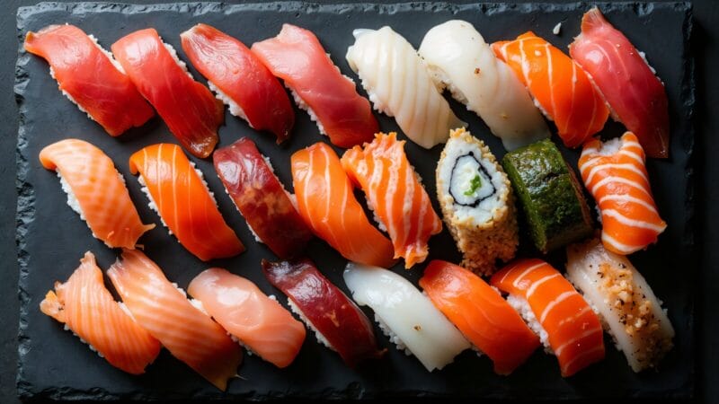 Różne rodzaje sushi - przegląd