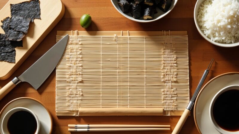 Akcesoria do robienia sushi